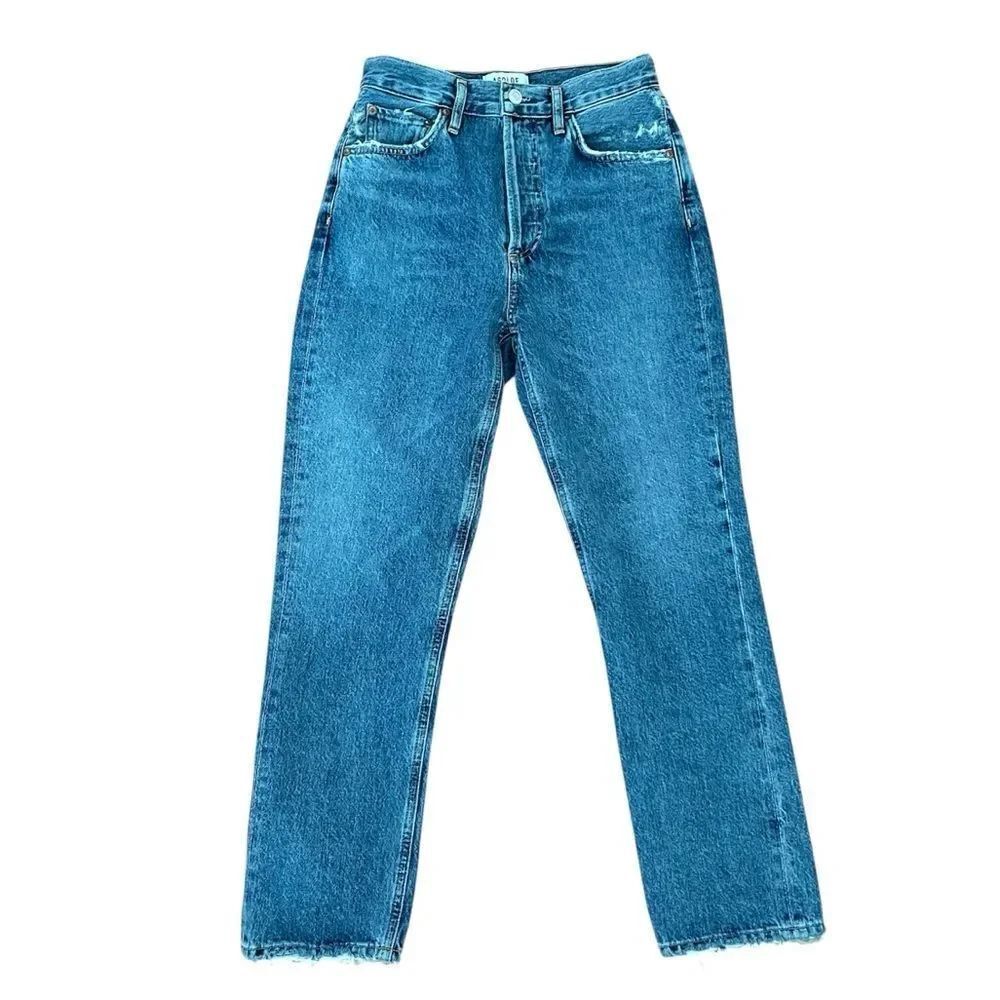 Agolde Riley Crop Hi Waisted Jeans